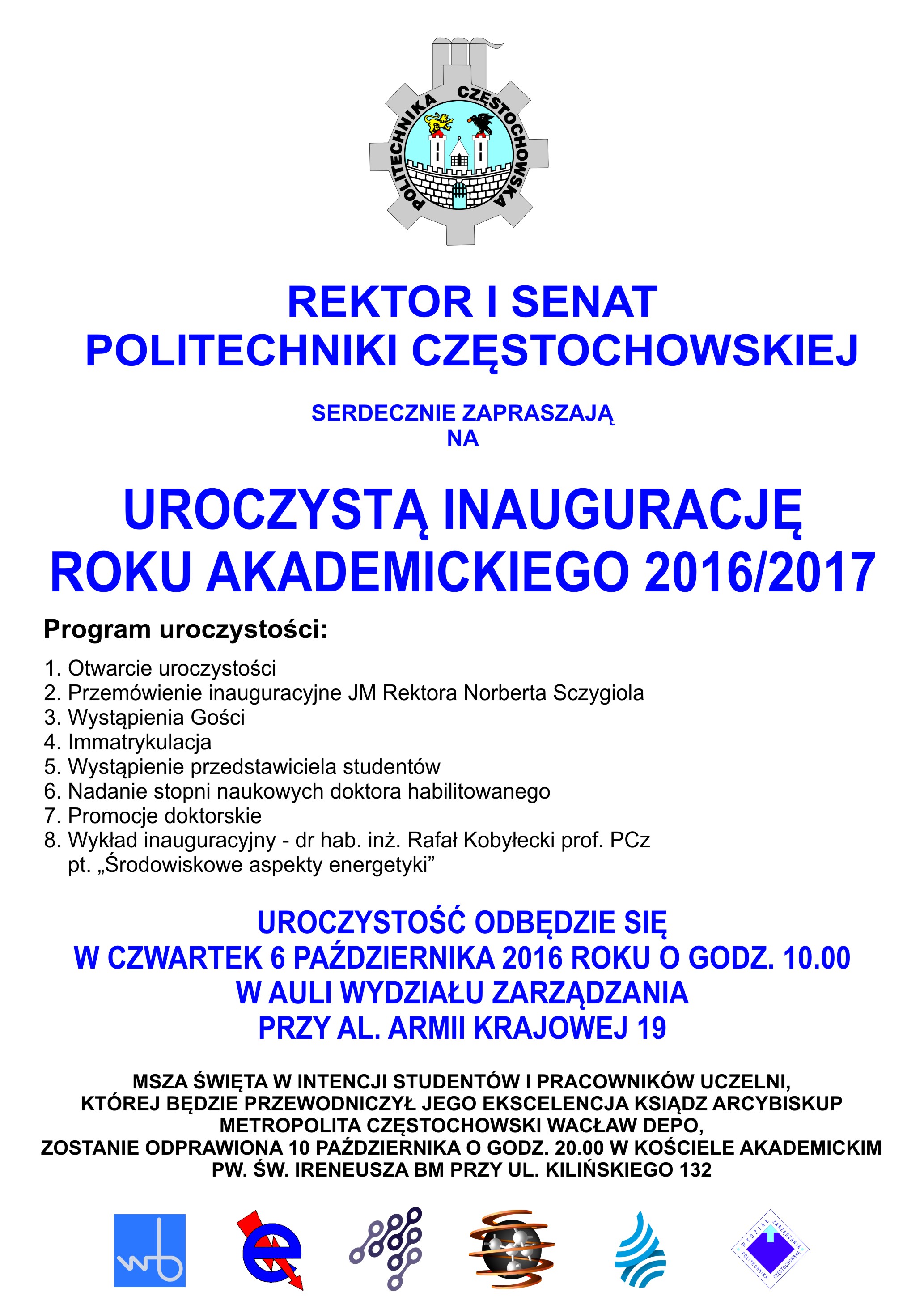 Uroczysta Inauguracja Roku Akademickiego 2016/2017